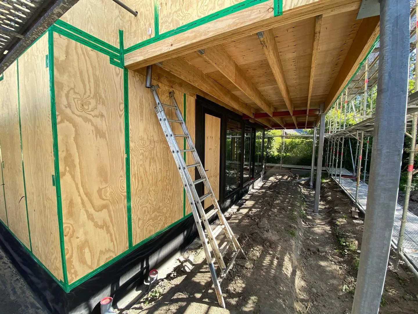 Nieuwbouw vrijstaande eengezinswoning in houtskeletbouw - Sint-Denijs-Westrem Gent (19)