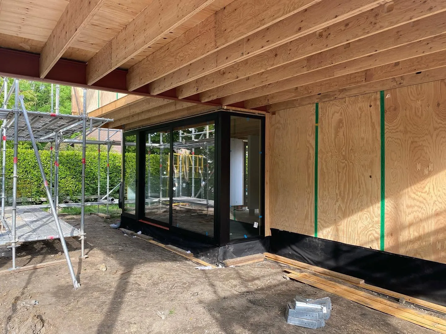 Nieuwbouw vrijstaande eengezinswoning in houtskeletbouw - Sint-Denijs-Westrem Gent (30)