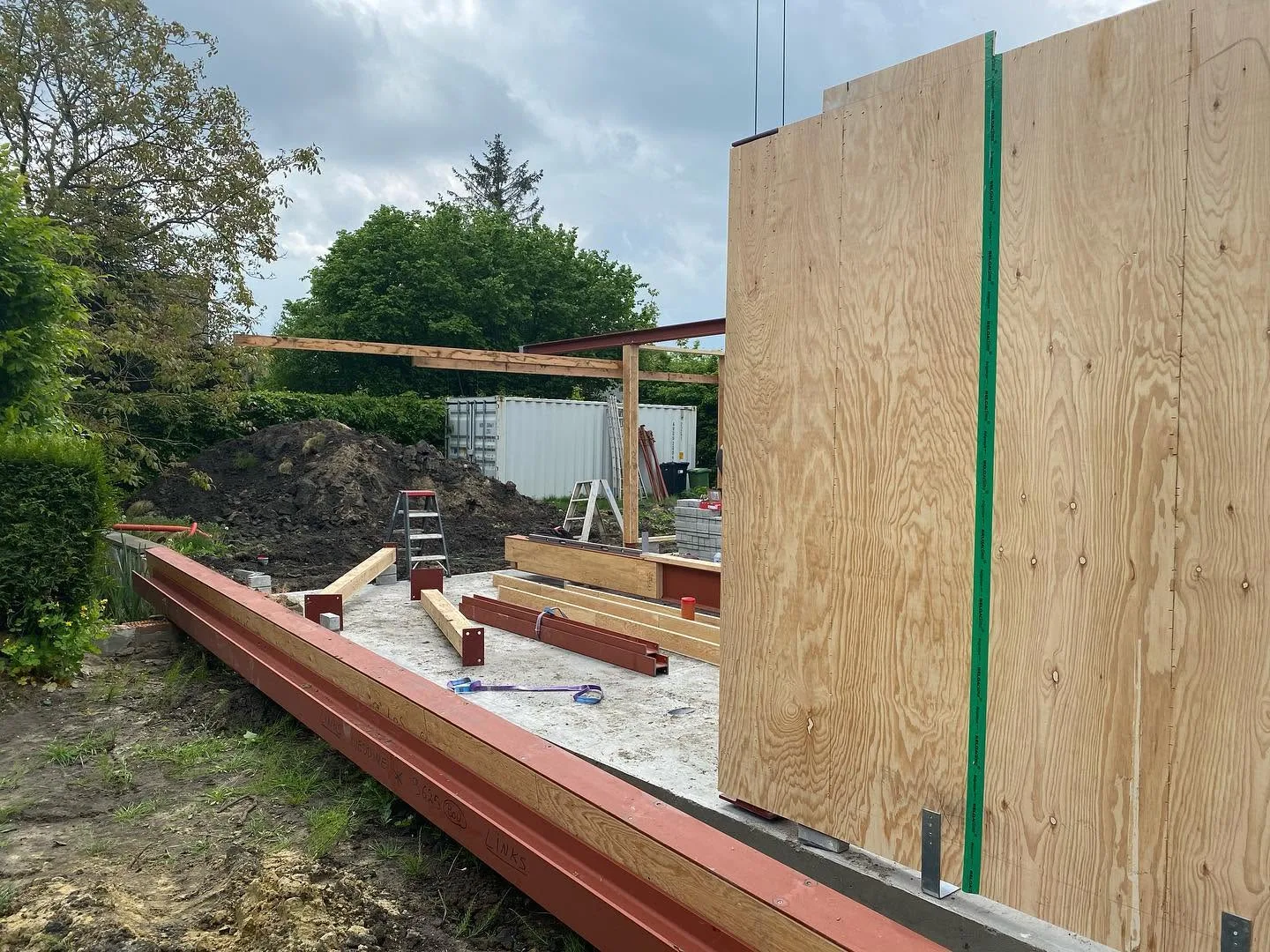 Nieuwbouw vrijstaande eengezinswoning in houtskeletbouw - Sint-Denijs-Westrem Gent (45)