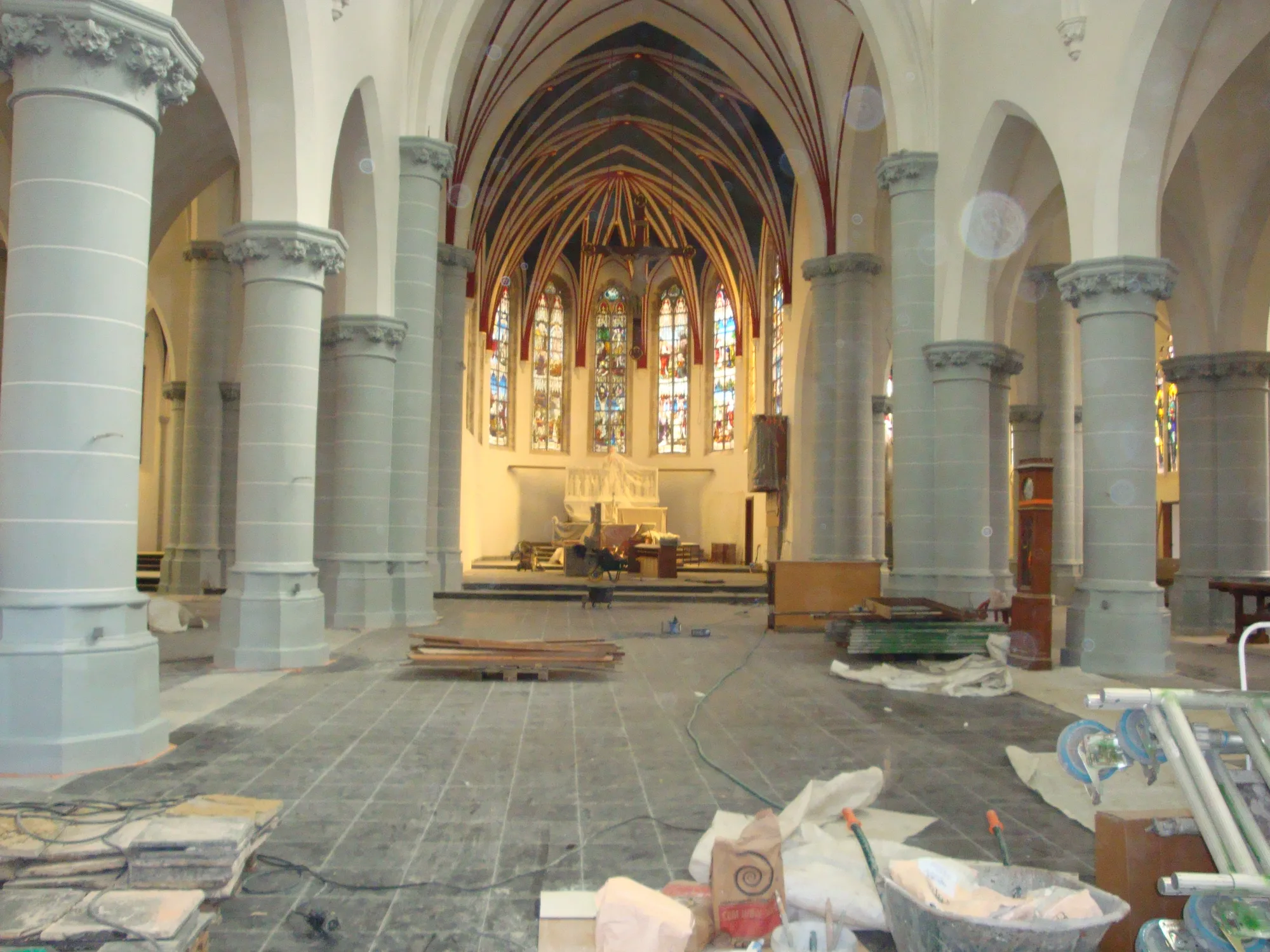 Restauratie van een beschermde kerk en het orgel - Duffel (14)
